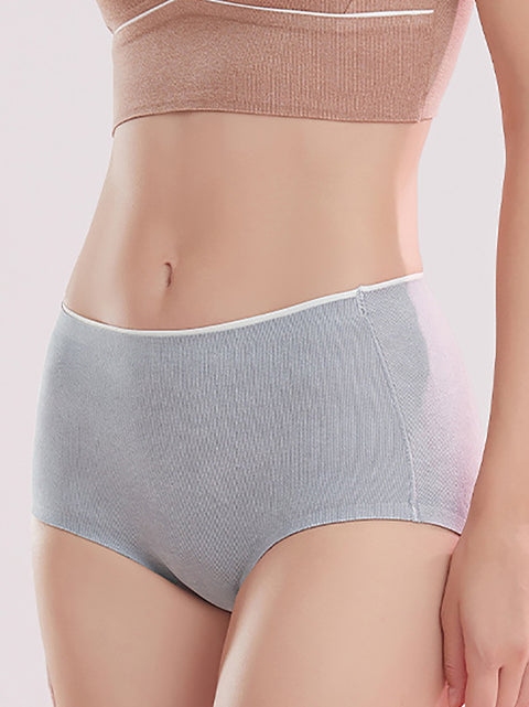 2 Pieces Women Winter High Waist Underwear