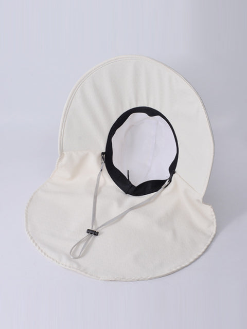 Women Casual Summer Sunproof Bowknot Shawl Hat