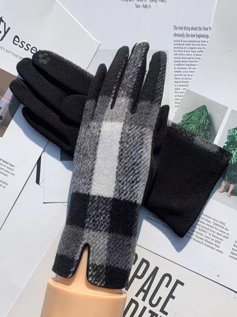 Gants coupe-vent chauds et décontractés pour femmes, hiver