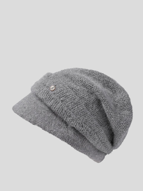 Bonnet d'hiver chaud en tricot décontracté pour femme