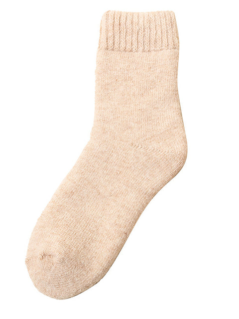 4 paires de chaussettes d'hiver en laine pour femmes