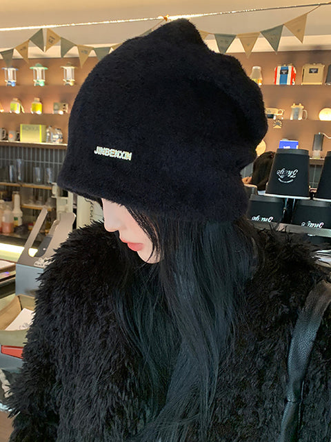 Women Winter Warm Plush Knit Soft Hat