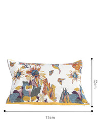 Thumbnail for Multi-layer Cotton Flower Jacquard Bedcover Sofa Blanket