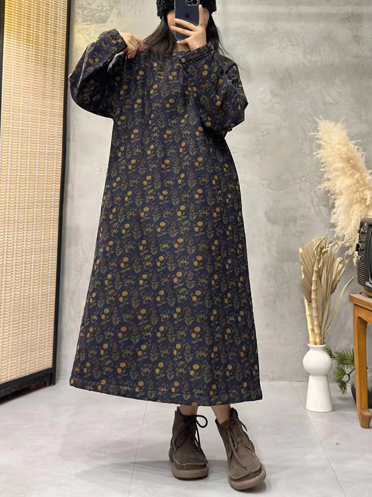 Robe Chemise Femme Longue- Robe Grande Taille Femme Col Revers-Robe Sexy Manches Longues Couleur Unie De Mode Chic Casual Plus Size Boutons Robes