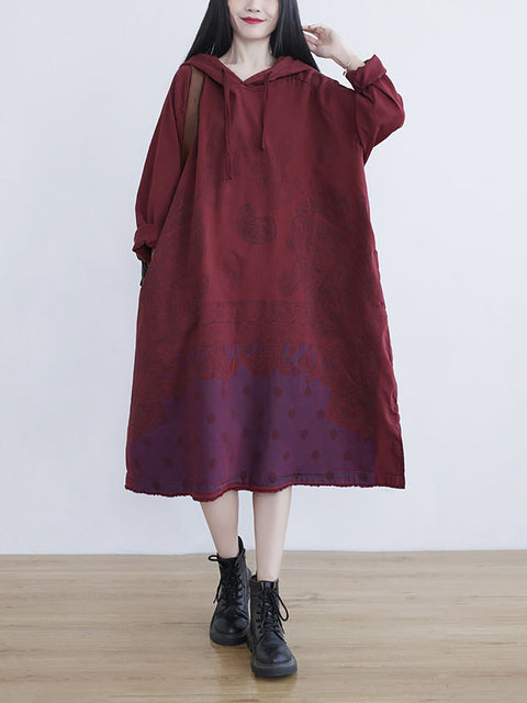 Robe d'été vintage en lin à col en V pour femme