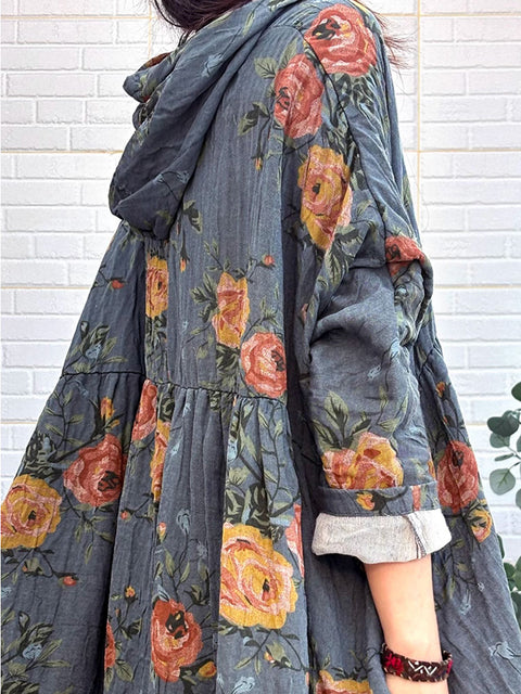 Robe d'été vintage en lin à col en V pour femme