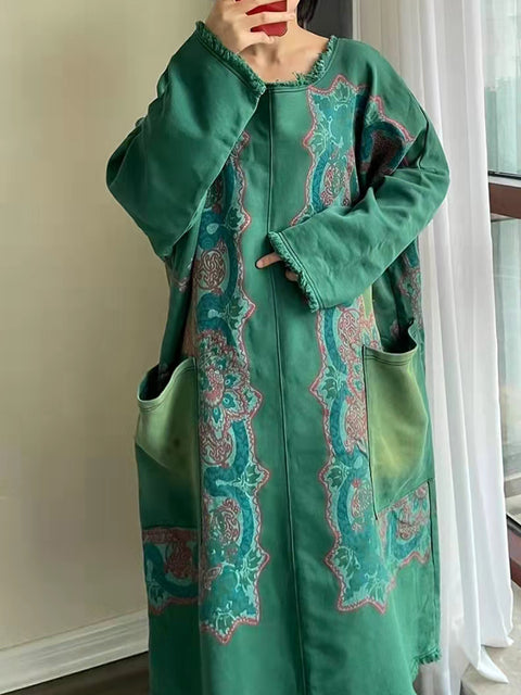 Robe d'été vintage en lin à col en V pour femme