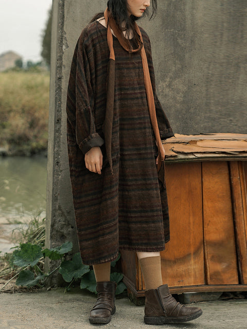 Robe à capuche unie à manches chauve-souris pour femme, style artistique d'hiver