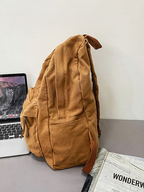 Casual Large Capacity Canvas Backpack