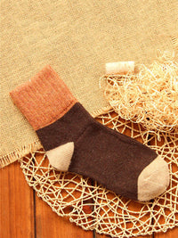 Thumbnail for Chaussettes épaisses en laine d'hiver pour femmes (5 paires)