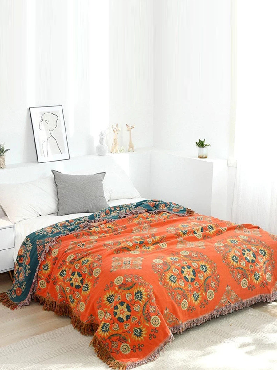 Couverture de canapé en coton Queen Bedcover