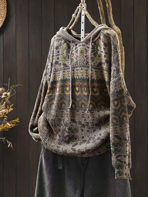 Pull en tricot à demi-col roulé décontracté pour femme