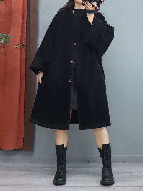 Manteau rembourré mi-long à manches chauve-souris pour femme, grande taille, Baggy, hiver