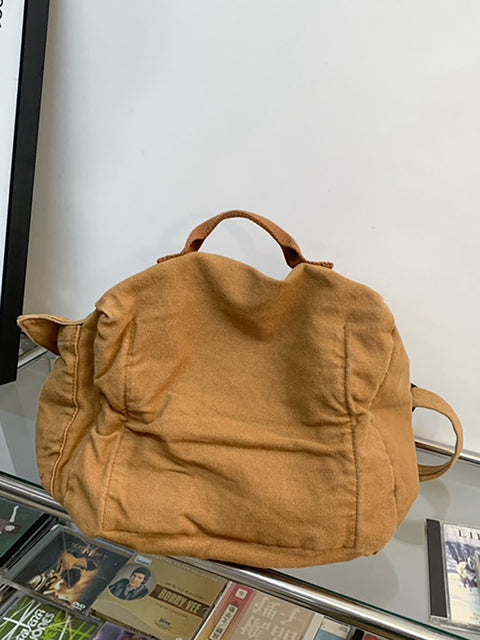 Sac en toile de style japonais, sac à bandoulière rétro