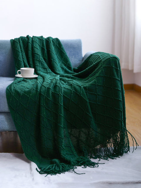 Summer Nap Knited Tassel Sofa Blanket