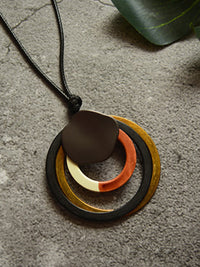 Thumbnail for Accessoires décontractés Collier à pendentif à cercles multiples