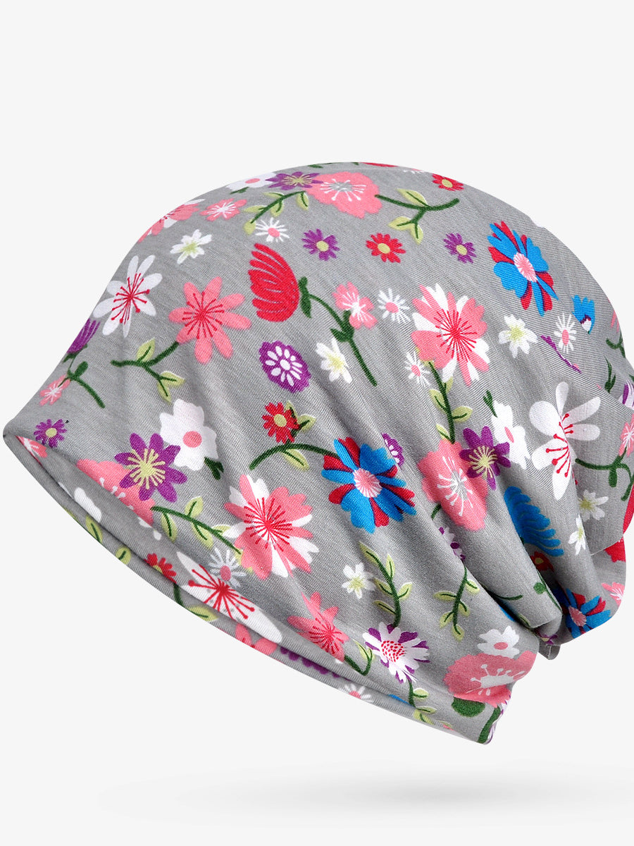 Chapeau à imprimé floral pour femmes et adultes, printemps fin