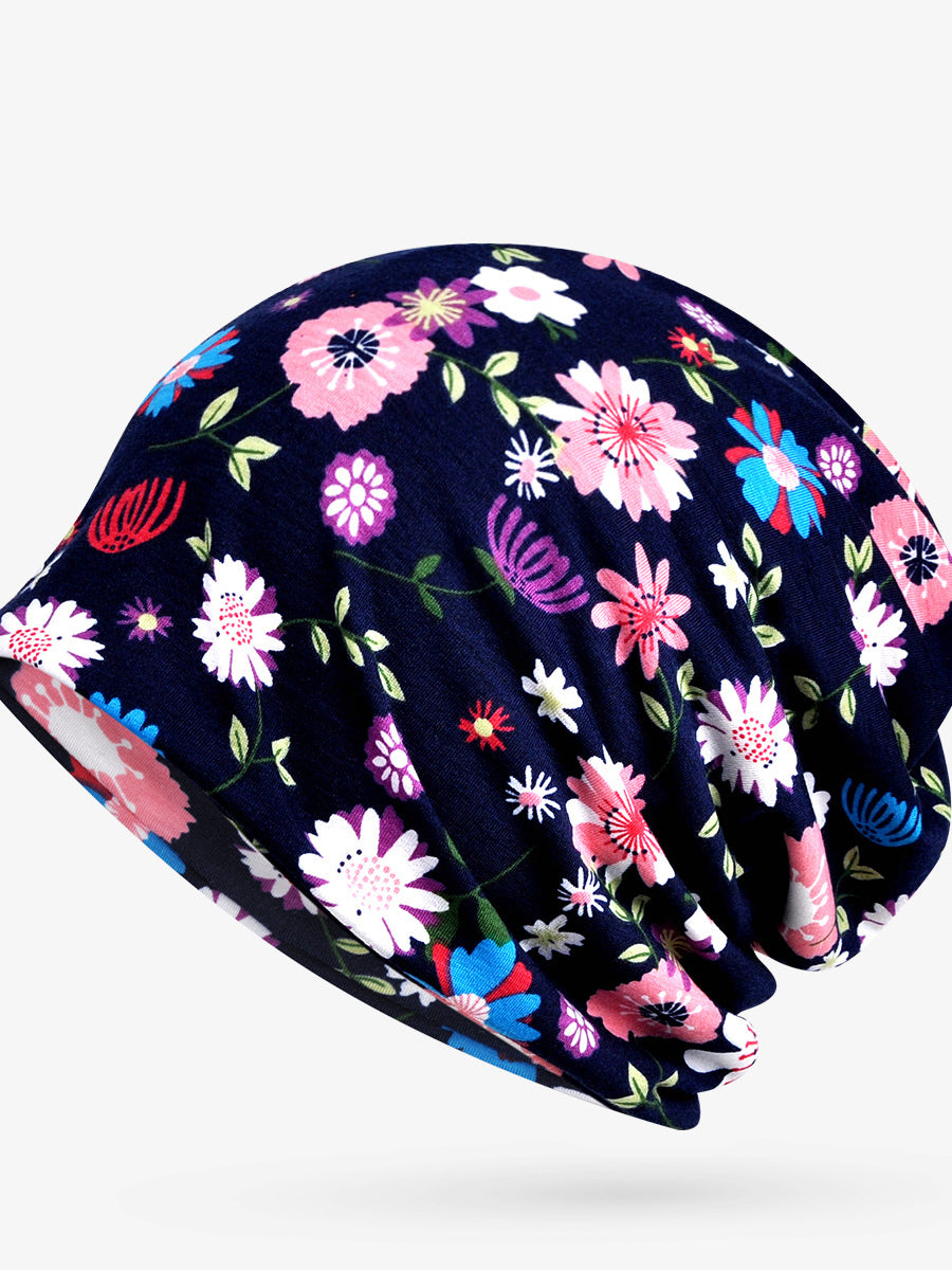 Chapeau à imprimé floral pour femmes et adultes, printemps fin