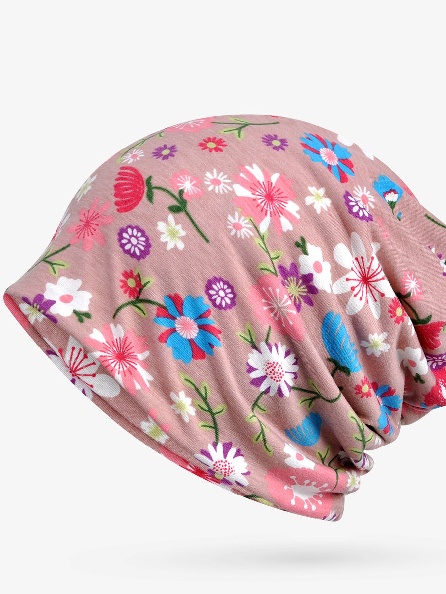 Chapeau à imprimé floral pour femmes et adultes, printemps fin